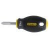 Stanley Stubby Screwdriver PH2 Tip 30mm Steel Blade 0-65-407