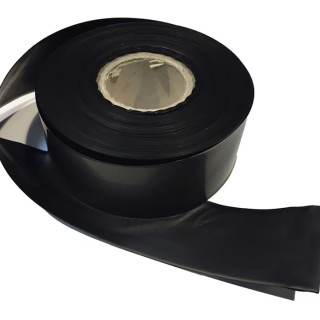 RS PRO Conductive Black Anti-Static Tube 76mm Width x 152m Length 0.1mm Thickness 125-2358