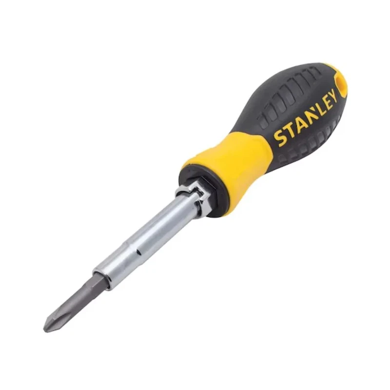 Stanley Interchangeable Standard Screwdriver Set Hexagon Phillips Tips 4-Piece 0-68-012
