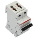 ABB System Pro M Compact S200M Miniature Circuit Breaker, 2-Pole, 1A, Type C, 440V AC, 125V DC 2CDS272001R0014 S202M-C1