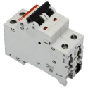 ABB System Pro M Compact S200M Miniature Circuit Breaker, 2-Pole, 1A, Type C, 440V AC, 125V DC 2CDS272001R0014 S202M-C1