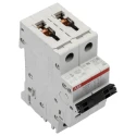 ABB System Pro M Compact 2-Pole Miniature Circuit Breaker 500mA Type C 440V AC 125V DC 10kA 2CDS272001R0984 S202M-C0,5