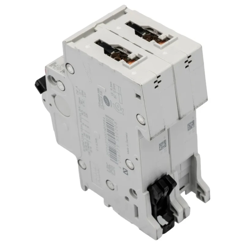 ABB System Pro M Compact 2-Pole Miniature Circuit Breaker 500mA Type C 440V AC 125V DC 10kA 2CDS272001R0984 S202M-C0,5