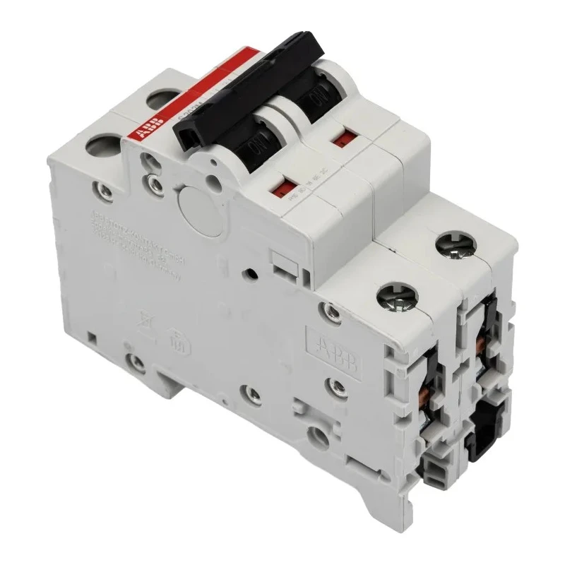 ABB System Pro M Compact 2-Pole Miniature Circuit Breaker 500mA Type C 440V AC 125V DC 10kA 2CDS272001R0984 S202M-C0,5