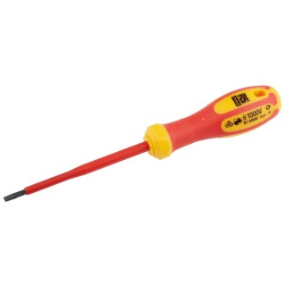 RS PRO Insulated Screwdriver 100 mm Blade, Ergonomic Plastic Handle, Chrome Vanadium Steel 125-3081