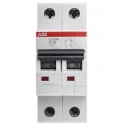 ABB System Pro M Compact S200M 2-Pole Miniature Circuit Breaker 10A Type B 440V AC 125V DC 10kA 2CDS272001R0105 S202M-B10