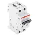 ABB System Pro M Compact S200M 2-Pole Miniature Circuit Breaker 10A Type B 440V AC 125V DC 10kA 2CDS272001R0105 S202M-B10