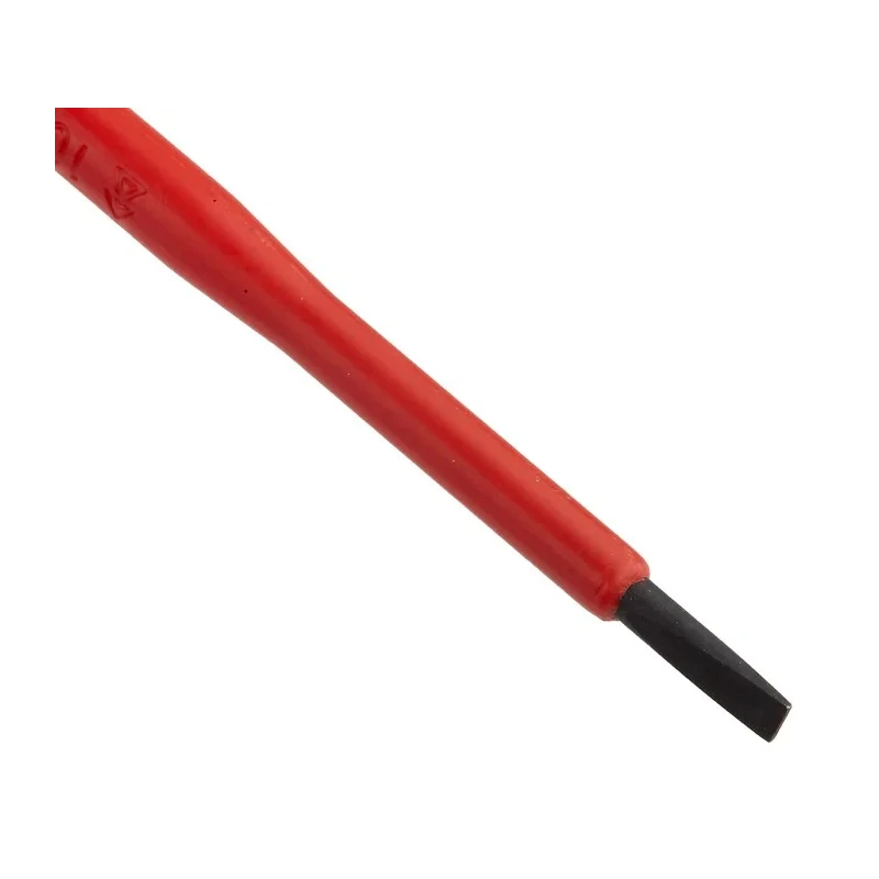 RS PRO Insulated Screwdriver 100 mm Blade VDE 1000V Approved Ergonomic Handle Chrome Vanadium Steel 190mm Overall 125-3080
