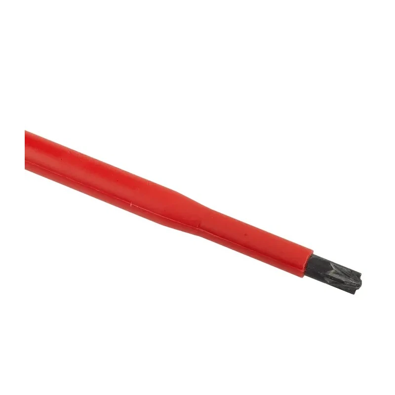 RS PRO Insulated Screwdriver with Tip, 80 mm Chrome Vanadium Molybdenum Steel Blade, Plastic Handle, VDE/1000V MOD2