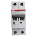 ABB System Pro M Compact S200M Miniature Circuit Breaker 2-Pole 4A Type C 440V AC 125V DC 10 kA 2CDS272001R0044 S202M-C4
