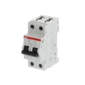 ABB System Pro M Compact S200M Miniature Circuit Breaker 2-Pole 4A Type C 440V AC 125V DC 10 kA 2CDS272001R0044 S202M-C4