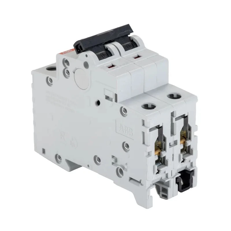 ABB System Pro M Compact S200M Miniature Circuit Breaker, 2-Pole, 32A, Type B, 440V AC, 125V DC 2CDS272001R0325 S202M-B32