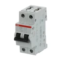 ABB System Pro M Compact S200M Miniature Circuit Breaker 2-Pole 20A Type B 440V AC 125V DC 10 kA 2CDS272001R0205 S202M-B20