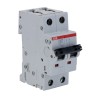 ABB System Pro M Compact 2-Pole Miniature Circuit Breaker, 63A, Type C, 440V AC, 125V DC, 10 kA 2CDS272001R0634 S202M-C63