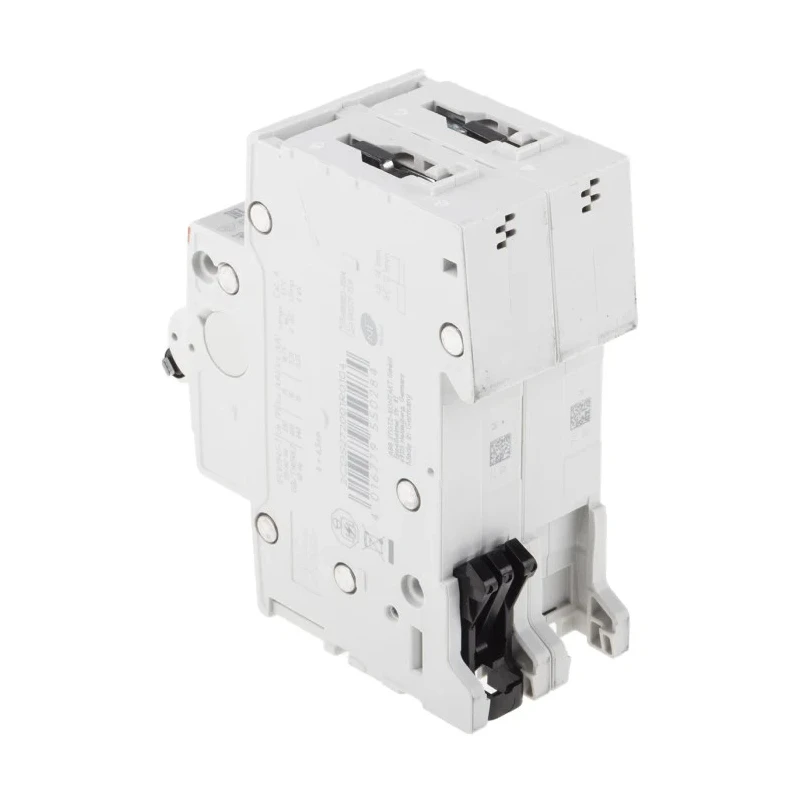 ABB Miniature Circuit Breaker, System Pro M Compact S200M, 2-Pole, 10A, Type C, 440V AC, 125V DC 2CDS272001R0104 S202M-C10