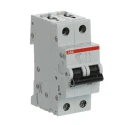ABB System Pro M Compact S200M Miniature Circuit Breaker, 2-Pole, 13A, Type C, 440V AC, 125V DC 2CDS272001R0134 S202M-C13