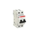 ABB System Pro M Compact S200M Miniature Circuit Breaker, 2-Pole, 20A, Type C, 440V AC, 125V DC 2CDS272001R0204 S202M-C20