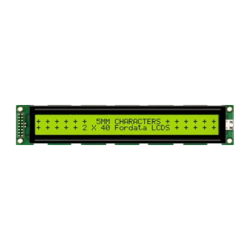 Fordata FC Alphanumeric LED LCD Alphanumeric Display 2 x 40 Characters FC4002B00-FHYYBW-51SE