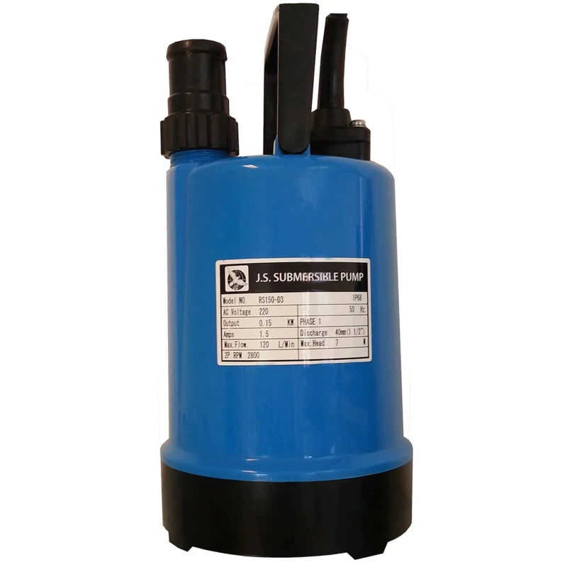 W Robinson And Sons 230V Submersible Water Pump 120L/min 0.15kW 012-150