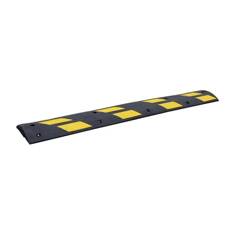 RS PRO High Visibility Heavy Duty Rubber Speed Bump 1.83 m x 300 mm x 75 mm, 15 km/h Speed Limit 125-2173