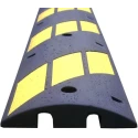 RS PRO High Visibility Heavy Duty Rubber Speed Bump 1.83 m x 300 mm x 75 mm, 15 km/h Speed Limit 125-2173