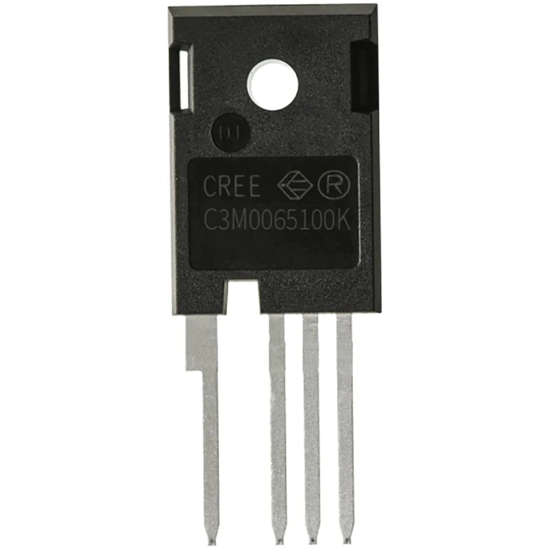 Wolfspeed Silicon Carbide Power N-Channel MOSFET 35 A Continuous Drain Current 1 kV Voltage 4-Pin TO-247 Package C3M0065100K