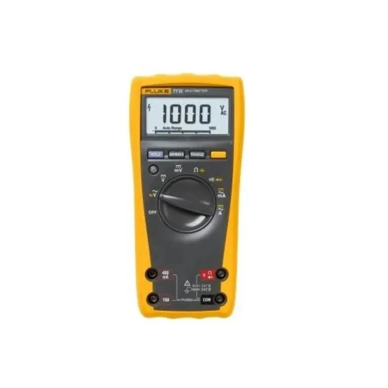 Fluke Handheld Digital Multimeter 1kV Maximum DC Voltage, ±0.3% DC Voltage Accuracy, 400h Battery Life FLUKE-77-4/EUR