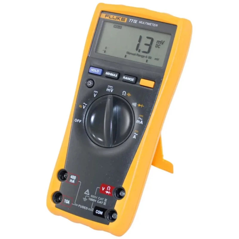 Fluke Handheld Digital Multimeter 1kV Maximum DC Voltage, ±0.3% DC Voltage Accuracy, 400h Battery Life FLUKE-77-4/EUR