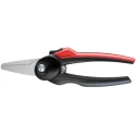 Bessey Tin Snip for Wire, Straight Cut Type, 190mm Overall Length, Comfort Grip Handle D48-2