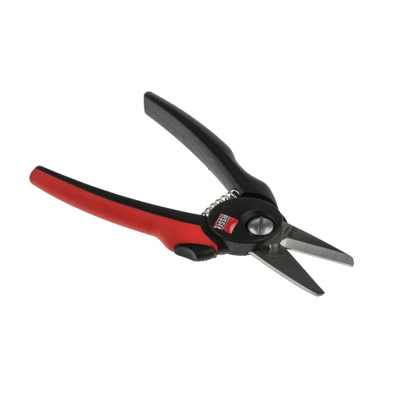 Bessey 140mm Tin Snip for Wire with Straight Cut and Comfort Grip Handles D47-2