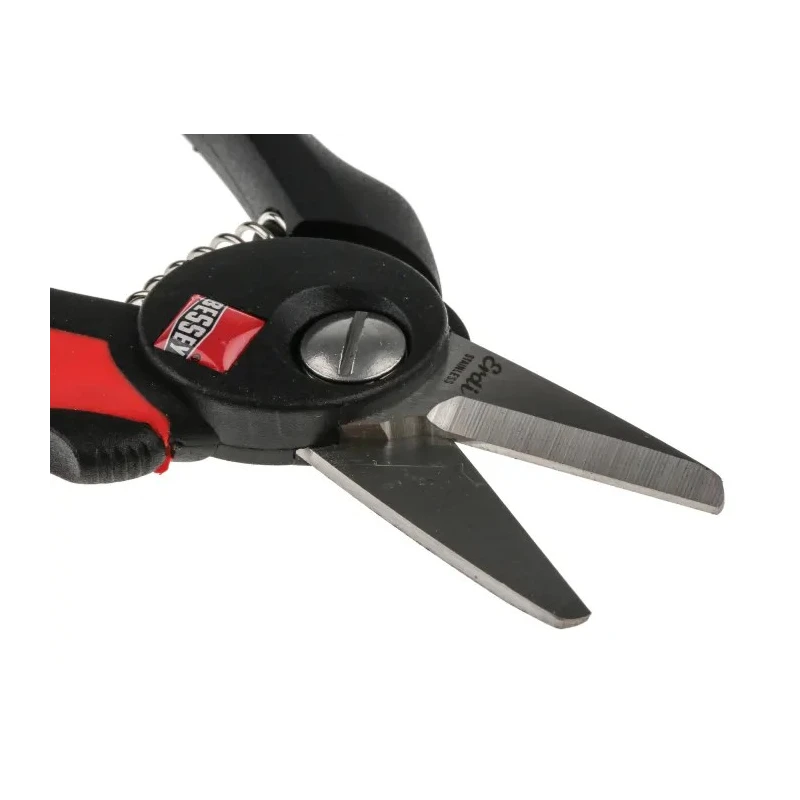 Bessey 140mm Tin Snip for Wire with Straight Cut and Comfort Grip Handles D47-2