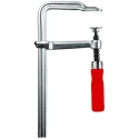 Bessey Steel Screw F Clamp 300 mm Jaw Opening x 140 mm Jaw Depth Chrome Finish GS30