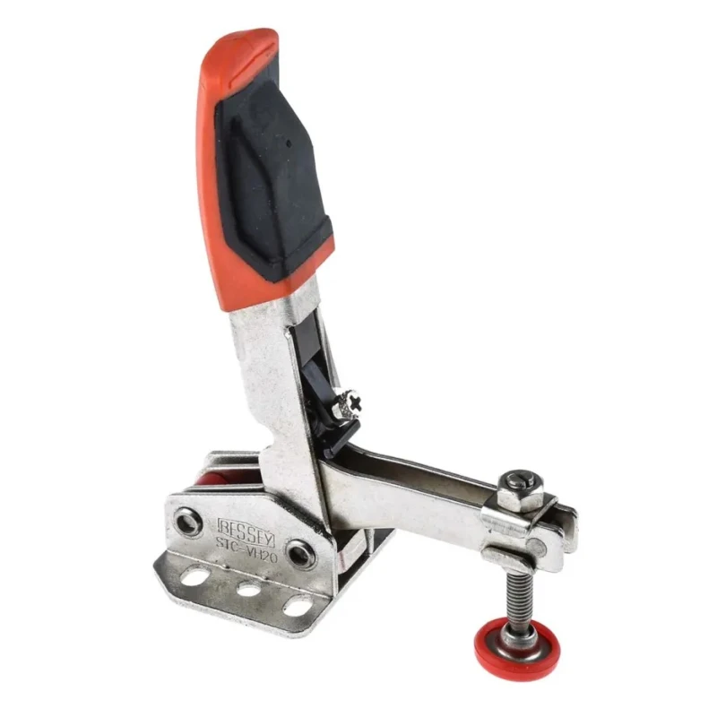 Bessey 35 mm Chrome Finish Vertical Toggle Clamp with 1.1kN Clamping Force STC-VH20