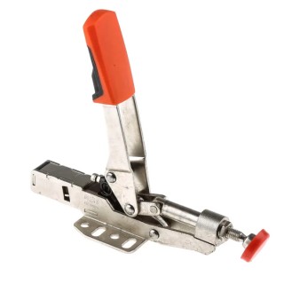 Bessey 35 mm Push Pull Toggle Clamp with Chrome Finish, Clamping Force 2.5 kN, Jaw Opening 35 mm STC-IHH25