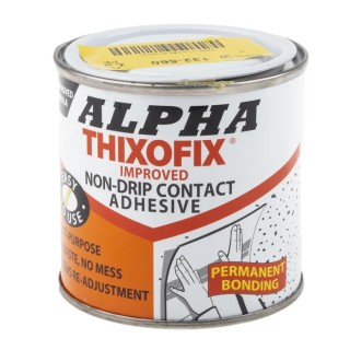 Alpha Adhesives & Sealants Ltd THIXOFIX Gel Adhesive Beige Contact Adhesive 250 ml THIXOFIX-250