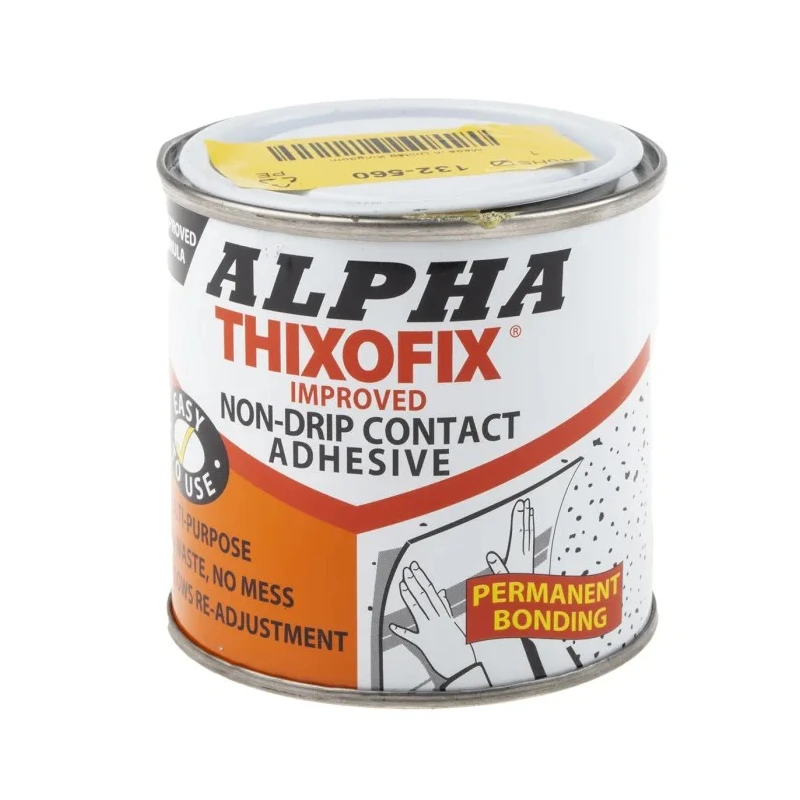 Alpha Adhesives & Sealants Ltd THIXOFIX Gel Adhesive Beige Contact Adhesive 250 ml THIXOFIX-250