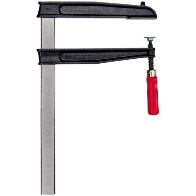 Bessey Heavy-Duty 400 mm x 250 mm Black F Clamp with 7 kN Clamping Force TGN40T25