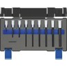 Gedore Hex Screwdriver Bit Set Steel 9 Pieces Sizes 5 to 14 Hex IN 19-009