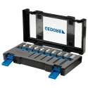 Gedore Hex Screwdriver Bit Set Steel 9 Pieces Sizes 5 to 14 Hex IN 19-009