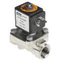 Parker Stainless Steel 2 Port NC Solenoid Valve 24V DC 1/2 in G Orifice 15mm Maximum Pressure 10 bar 221G6536-2995-481865C2