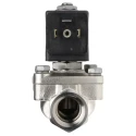 Parker Stainless Steel 2 Port NC Solenoid Valve 24V DC 1/2 in G Orifice 15mm Maximum Pressure 10 bar 221G6536-2995-481865C2
