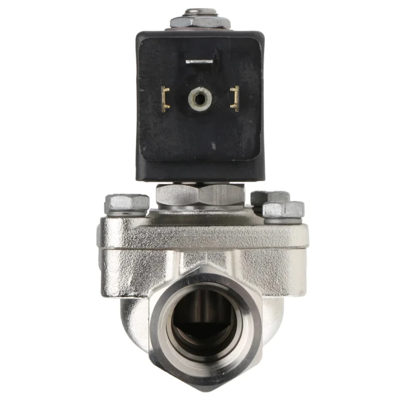 Parker Stainless Steel 2 Port NC Solenoid Valve 24V DC 1/2 in G Orifice 15mm Maximum Pressure 10 bar 221G6536-2995-481865C2