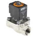 Parker Stainless Steel 2 Port NC Solenoid Valve 24V DC 1/2 in G Orifice 15mm Maximum Pressure 10 bar 221G6536-2995-481865C2