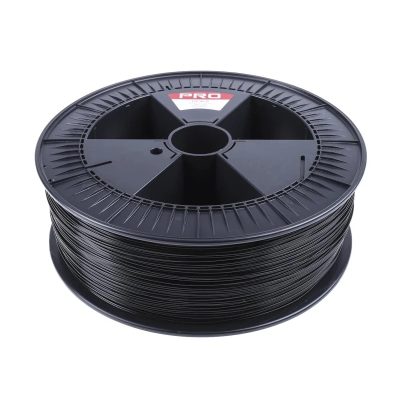 RS PRO 1.75 mm Black PLA 3D Printer Filament, 2.3 kg, Fused Deposition Modelling, 180-210°C 125-4335