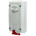 Scame Socket Switchable Industrial Interlock IP44 3+N+E Earthing Position 6h Straight, 16A, 415V IP44