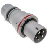 Scame Optima IP44 Red Cable Mount 3P+N+PE Straight Industrial Power Connector 63A 415V IP44 Italy