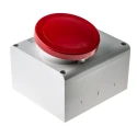Scame Switchable Industrial Interlock Socket 3+N+E 32A 400V IP44 Red Thermoplastic Rubber 136x132x125mm IP44