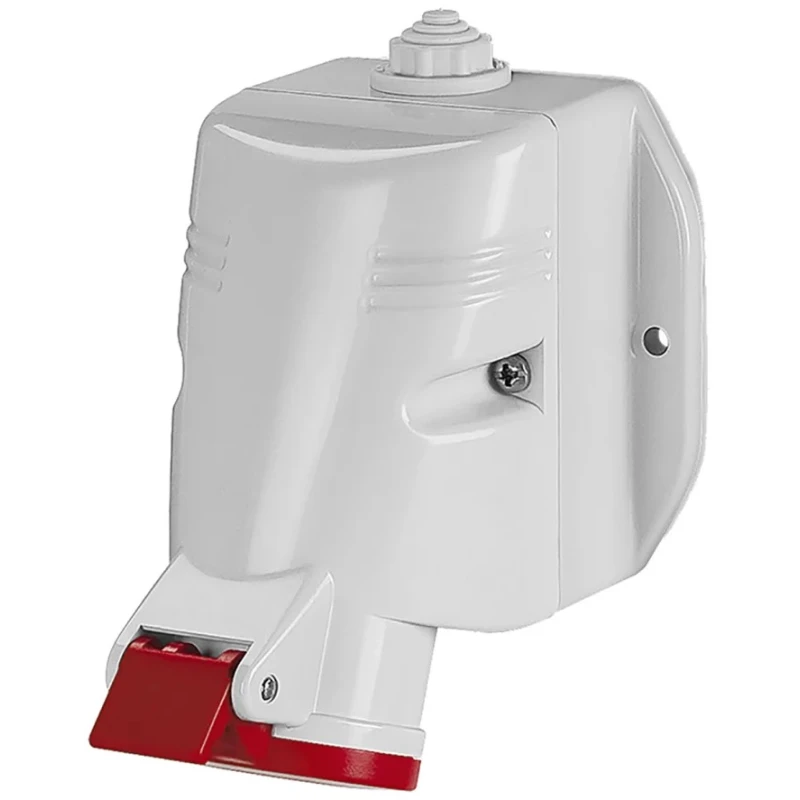 Scame Wall Mount Industrial Power Connector 16A 415V IP44 Red 3P+N+PE OPTIMA-TOP IP44