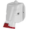 Scame Wall Mount Industrial Power Connector 16A 415V IP44 Red 3P+N+PE OPTIMA-TOP IP44