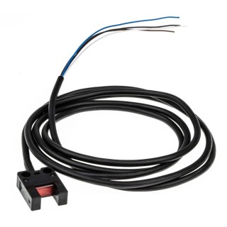 Panasonic Through Beam Photoelectric Sensor, Fork Style, 6 mm Detection Range, NPN Output, IP64, PM-U25